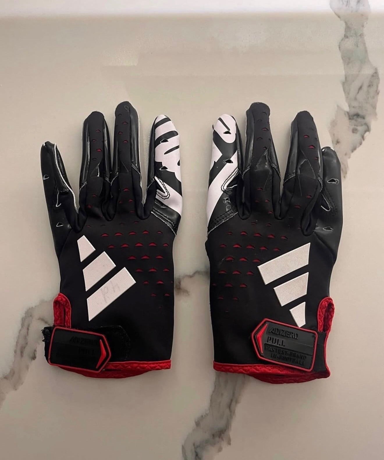 Football gloves for the college of indiana