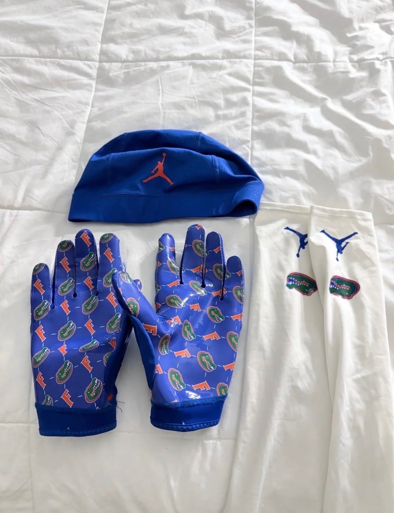 Jordan Brand Florida Gators football receiver gloves